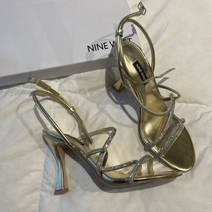 Nine West Gold Heels